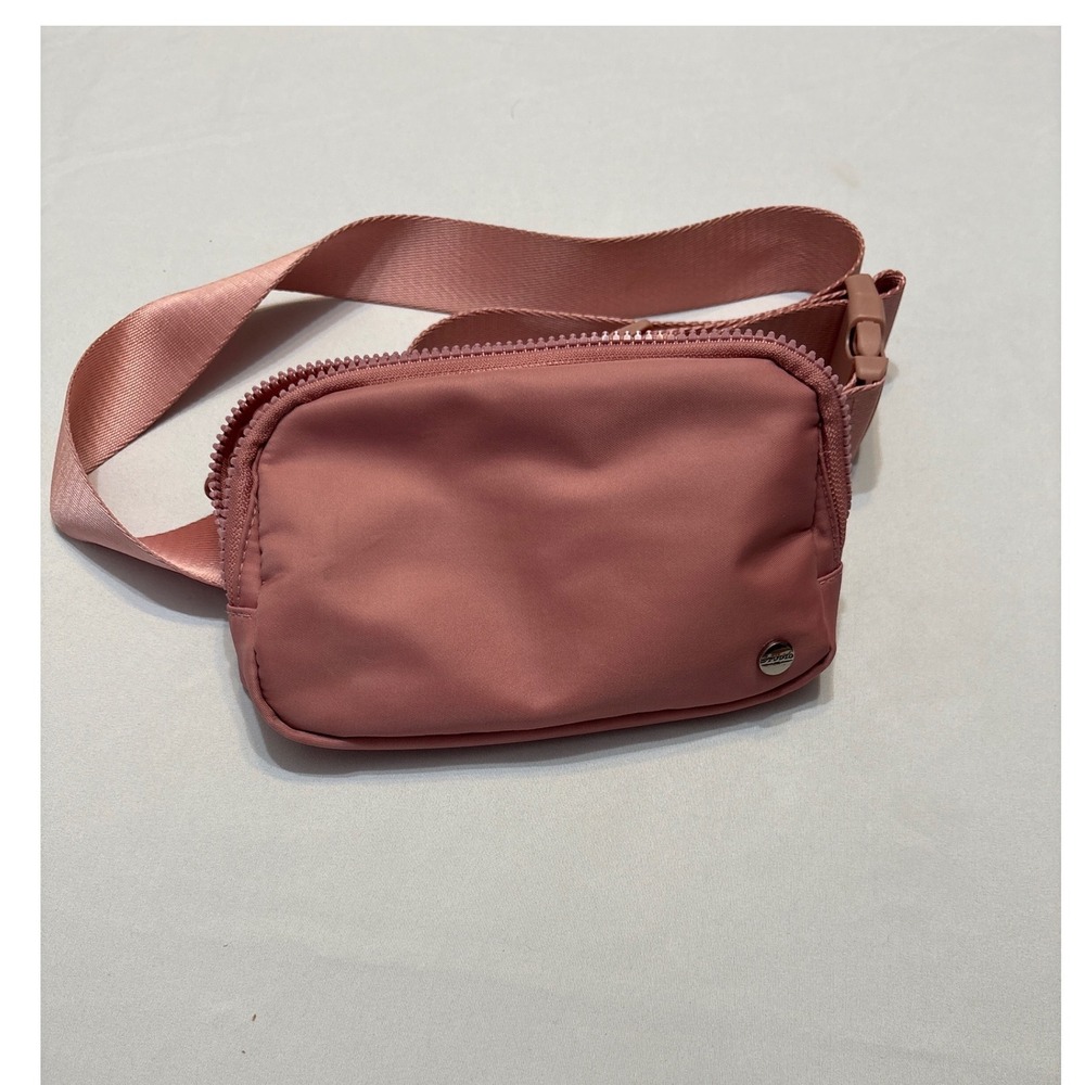 Studio NYC Pink Nylon Belt Bag Adjustable Waist Pack Crossbody Fanny Pack